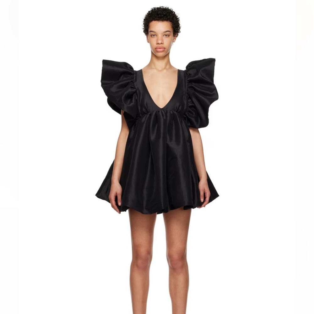 Kika Vargas Black Adri Minidress